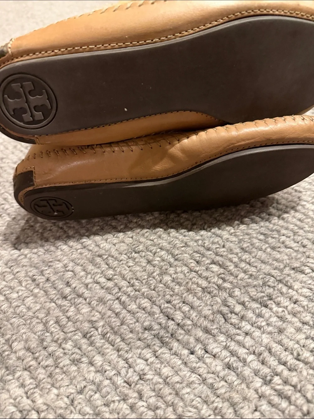 Tory Burch Suede Shearling Knee high Boot in Light Tan
